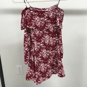 Off the Shoulder Long Sleeve Dress